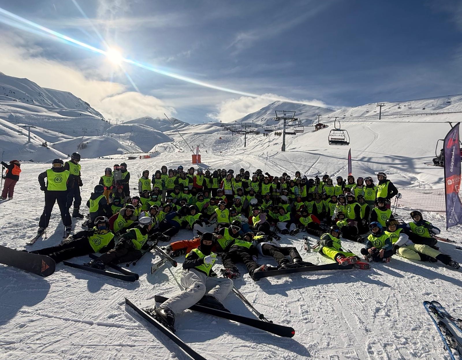 Nuestros alumnos pasando una maravillosa semana en el Pirineo Catalán
