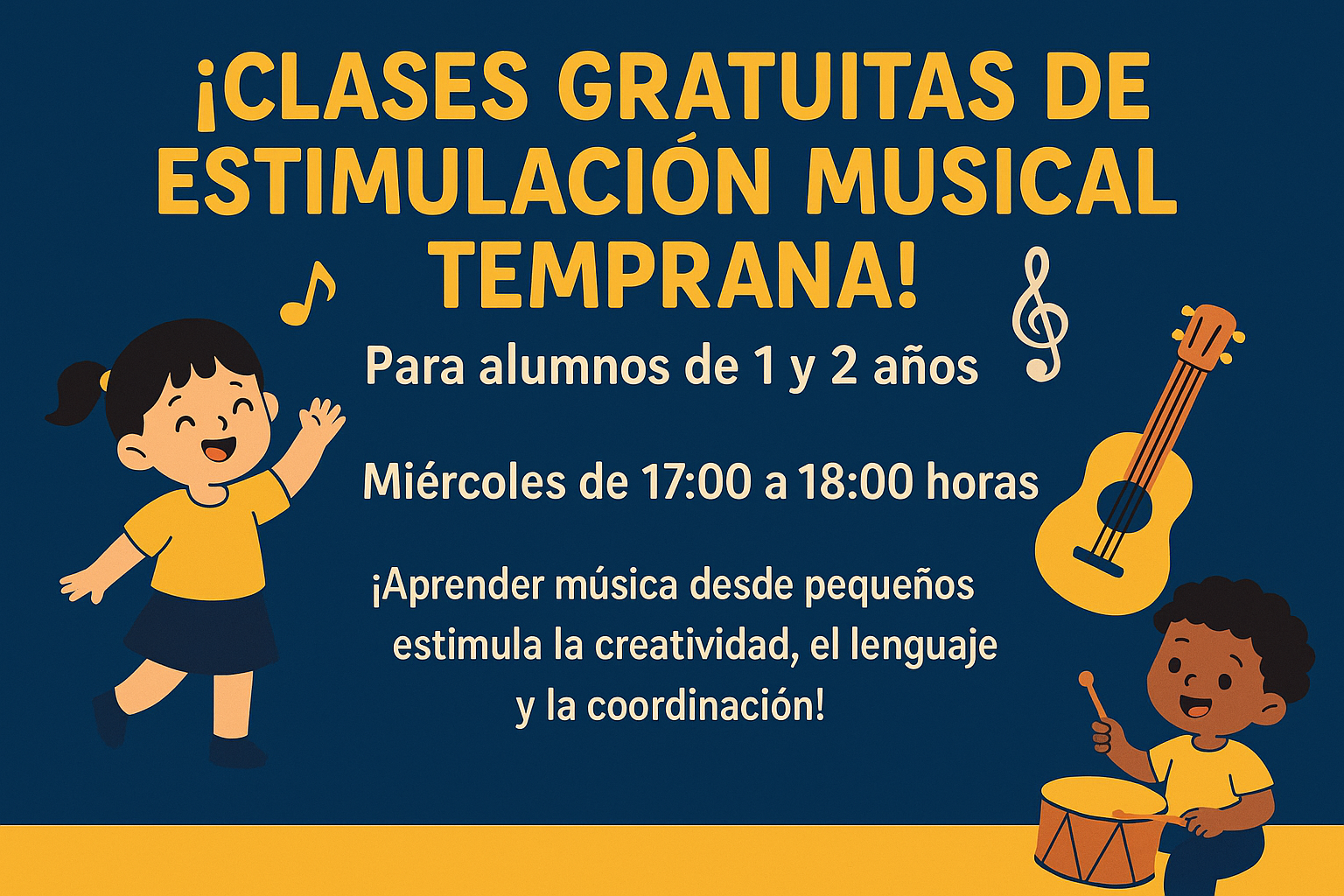 Estimulación musical temprana