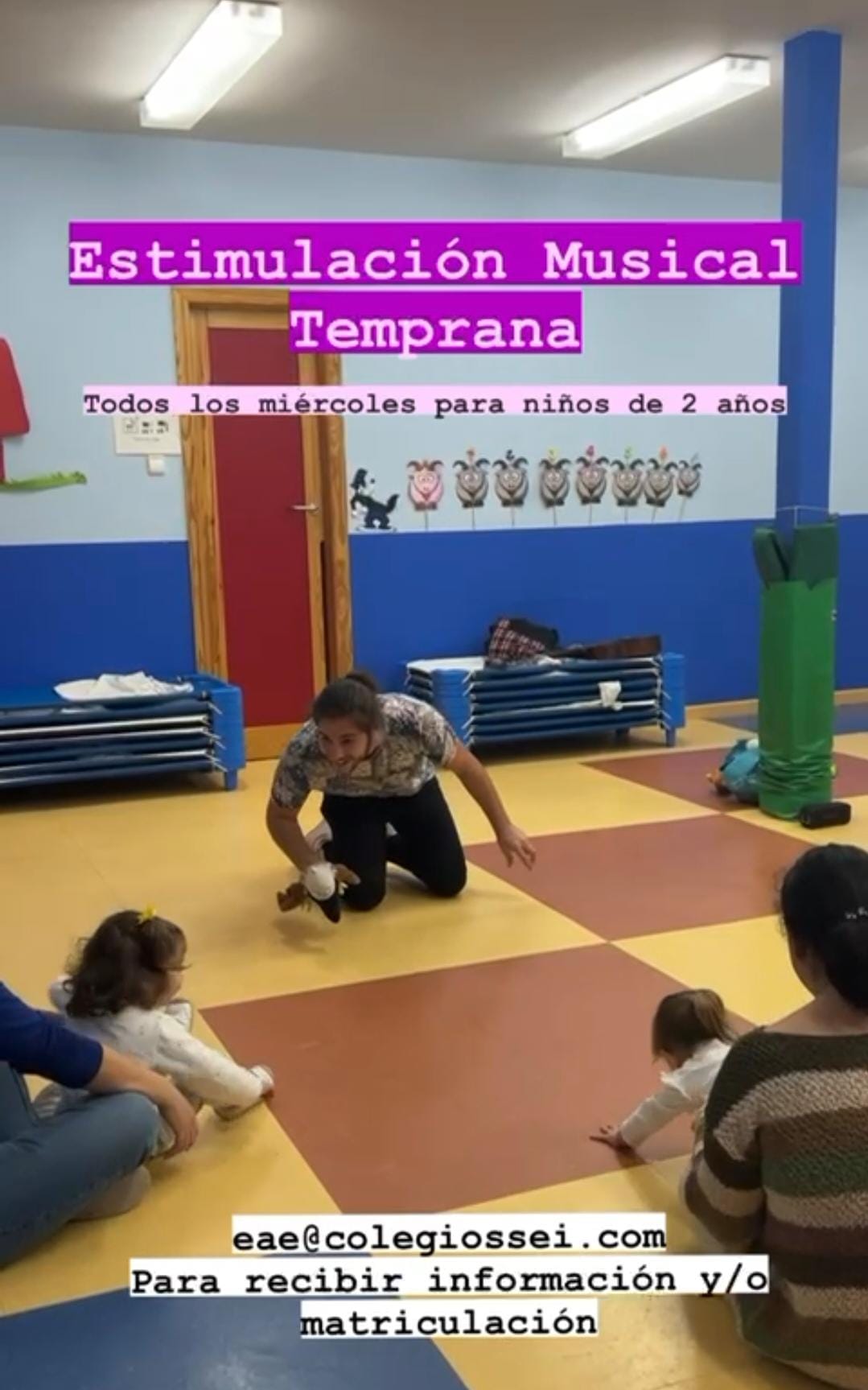 CLASES DE ESTIMULACIÓN MUSICAL TEMPRANA PARA ESCUELA INFANTIL