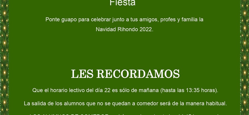 FELIZ NAVIDAD y PRÓSPERO AÑO NUEVO 2023